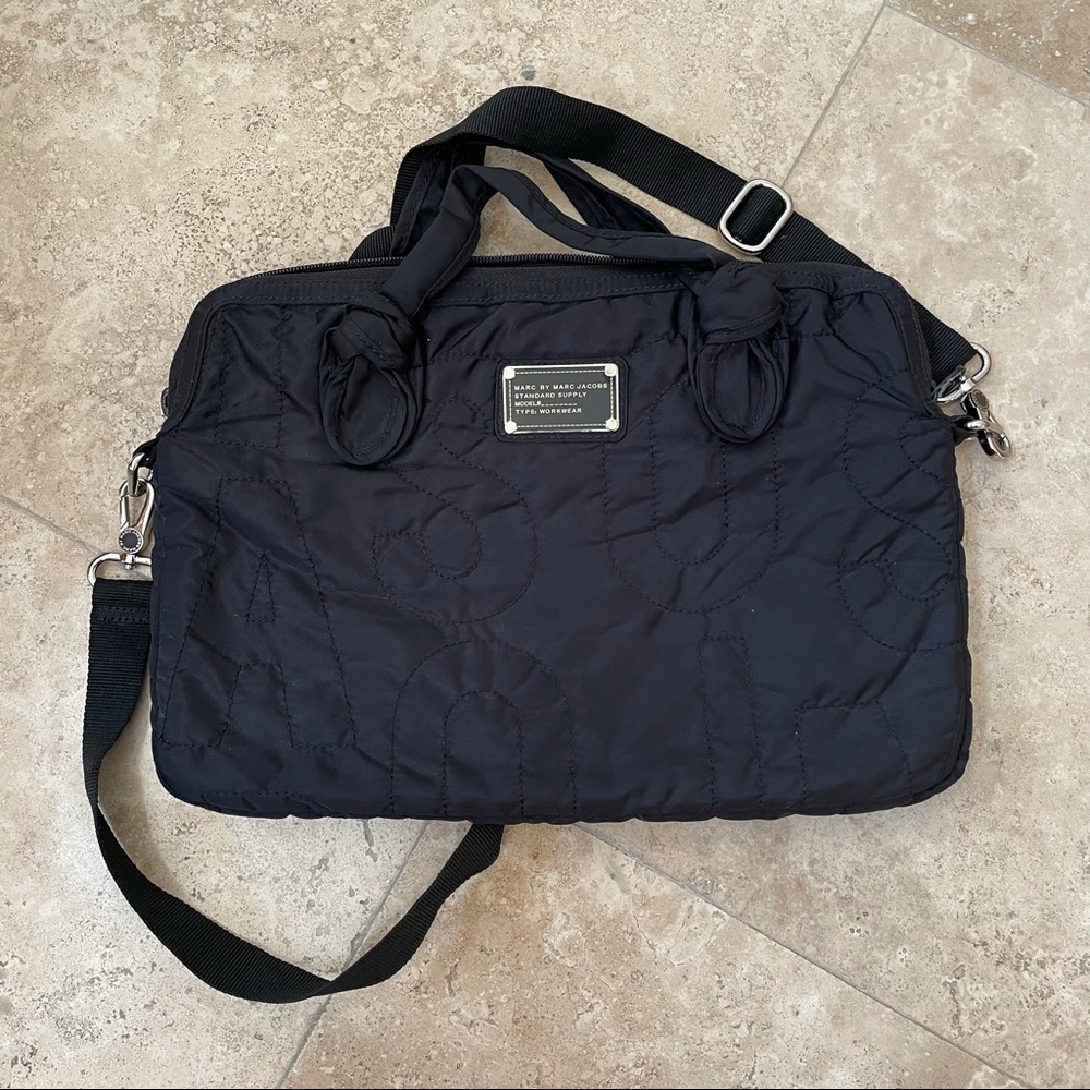 Marc Jacobs Workgear Laptop Bag Black